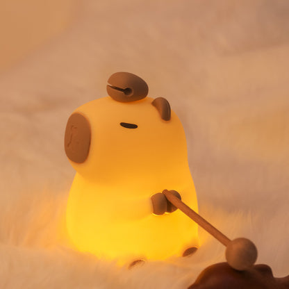 Squishy Silicone Capybara 2024 Night Light - Perfect Gift for Kids and Girls