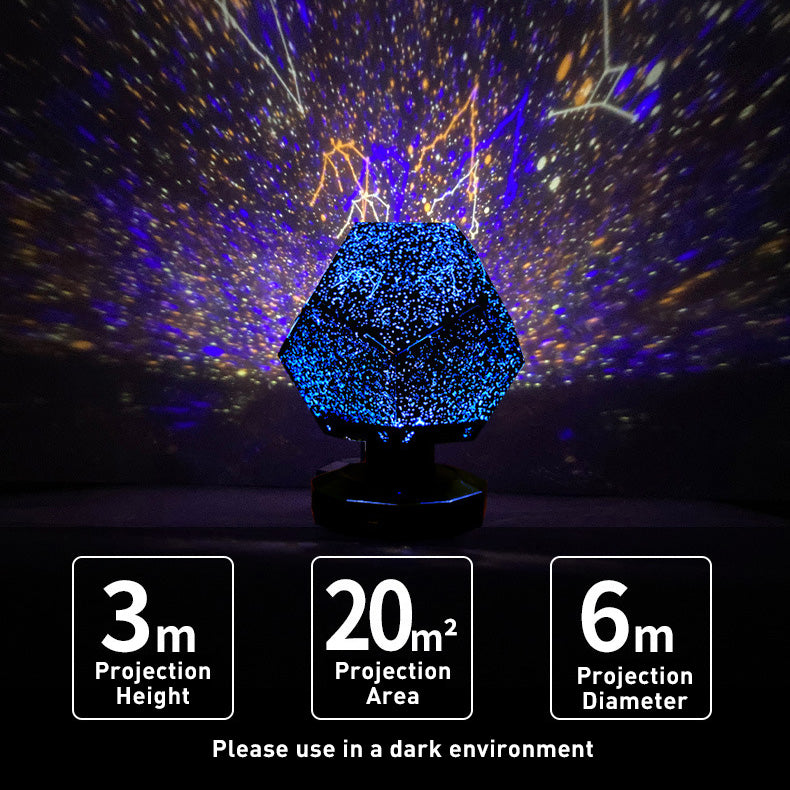 Starry Sky Projection Lamp Led Bluetooth Cosmic Atmosphere Gift Night Light