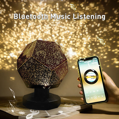 Starry Sky Projection Lamp Led Bluetooth Cosmic Atmosphere Gift Night Light