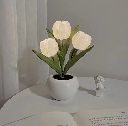 Tulip Flower LED Night Light - Perfect Gift for Kids and Girls