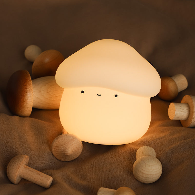 MeWaii® Mushroom Cat Squishy Silicone Night Light - Perfect Gift for Kids and Girls