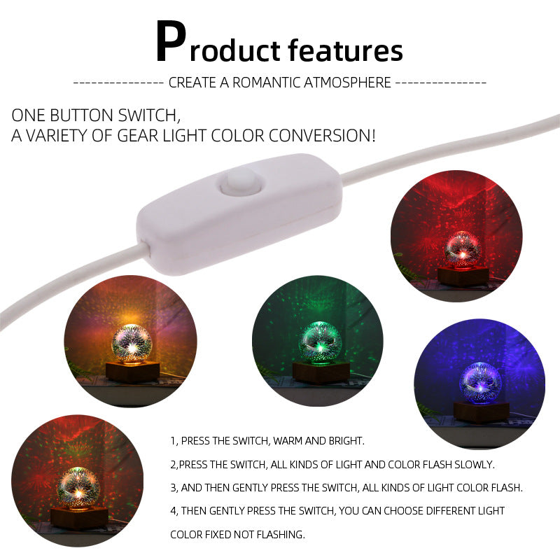 🎇Firework Sphere Desk Atmosphere Lamp Best Gift Stress Relief