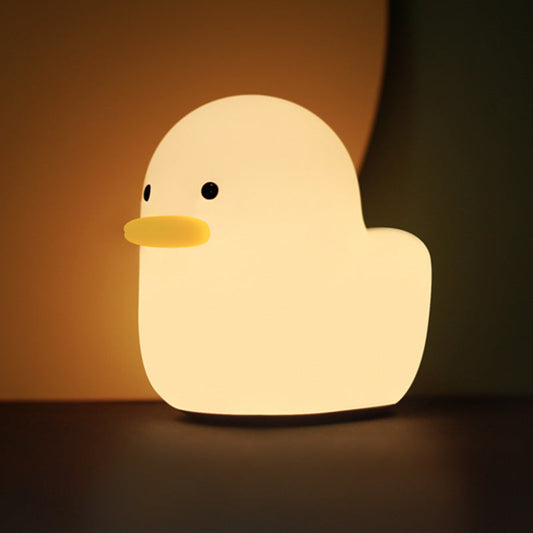 Duck Night Light Kwaii Cute Pat Tap Light Sleep