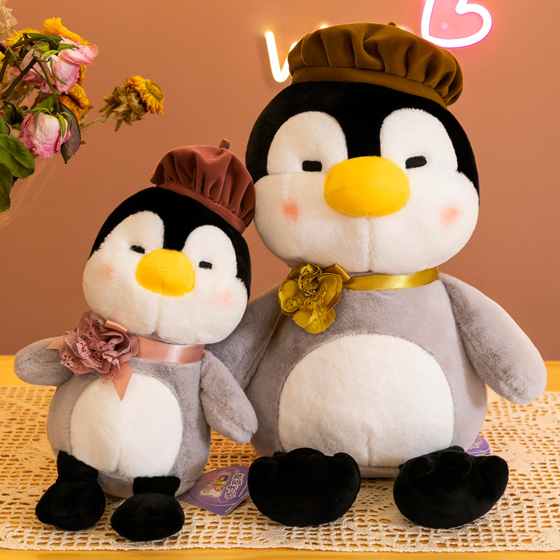 Cuteeeshop Painter Penguin Stuffed Animal Plush