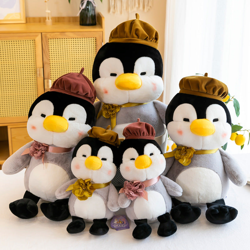 Cuteeeshop Painter Penguin Stuffed Animal Plush