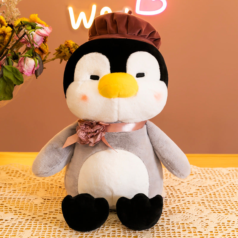 Cuteeeshop Painter Penguin Stuffed Animal Plush