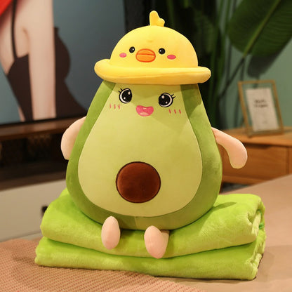 Cuteeeshop Avocado Rabbit Pillow Plush Boba Toy