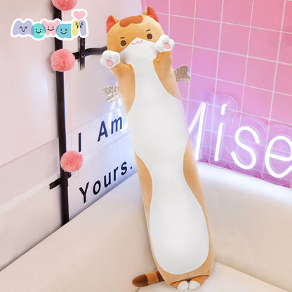 Cuteeeshop Mewaii™ Loooong Family Long Cat Kitten Plush Stuffed Animal Pillow Squish Toy For Gift For Child