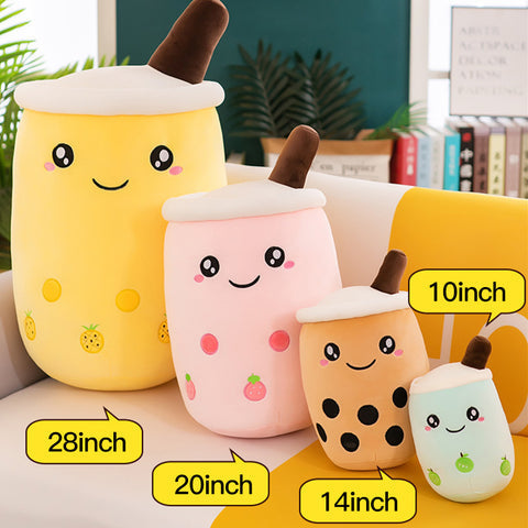 Cuteeeshop™ Pineapple Smile Boba Tea Plushies Perfect Size