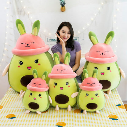 Cuteeeshop Avocado Rabbit Pillow Plush Boba Toy