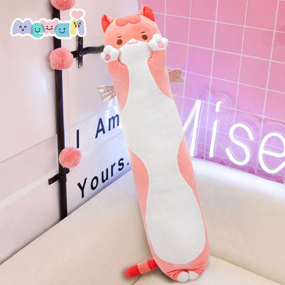 Cuteeeshop Mewaii™ Loooong Family Long Cat Kitten Plush Stuffed Animal Pillow Squish Toy For Gift For Child