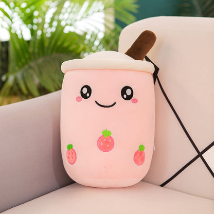 Cuteeeshop Cute Stuffed Boba Tea Plushies Pillow Perfect Size