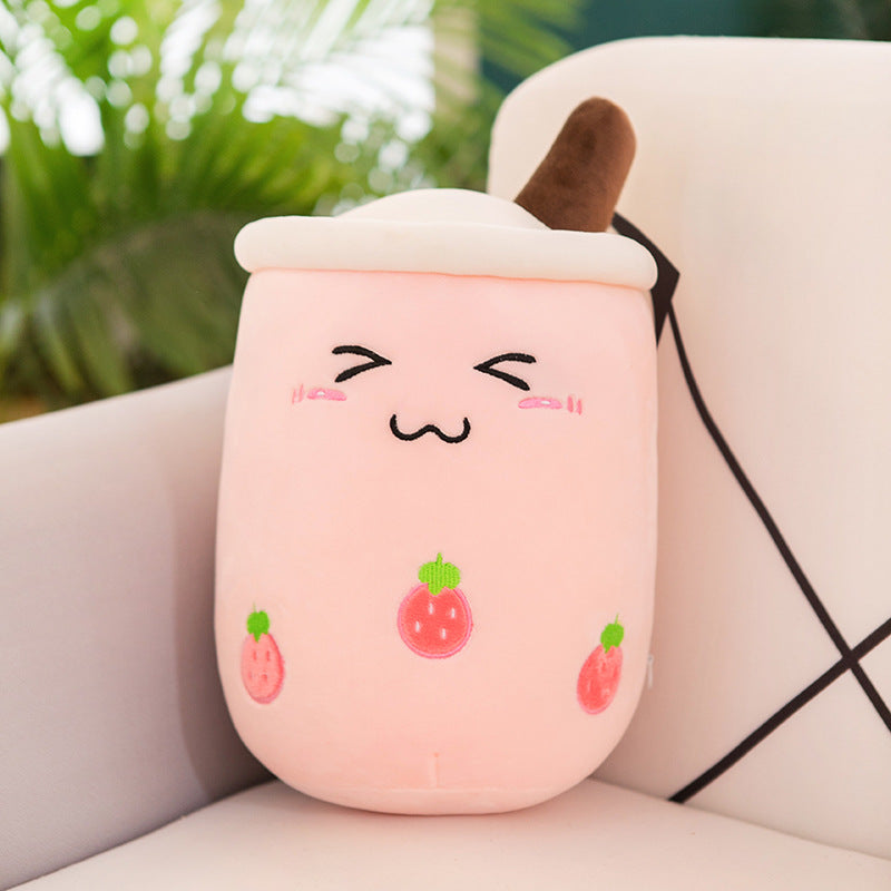 Cuteeeshop Cute Stuffed Boba Tea Plushies Pillow Perfect Size