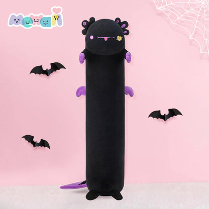 Mewaii Stuffed Long Devil Axolotl Black Cat Kitten Plush Pillow Squish Toy