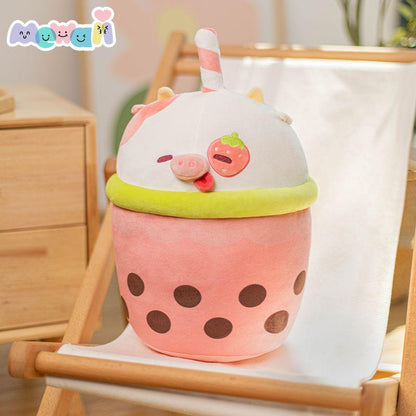 Cuteeeshop Cute Stuffed Boba Tea Plushies Pillow Perfect Size